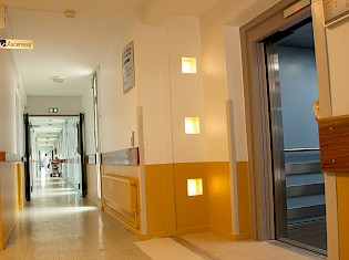 Salle de bain chambre EHPAD les Cannes Blanches