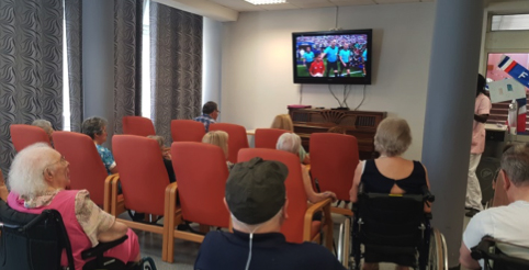 Diffusion de la finale de la coupe du monde de football